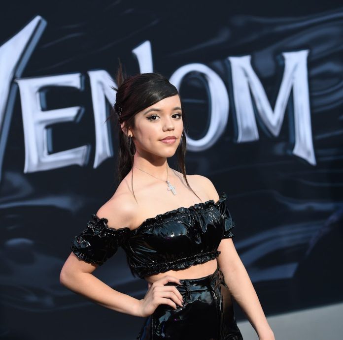 Jenna Ortega at the VENOM World Premiere in 2018