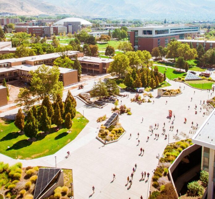 College campus, Utah, USA